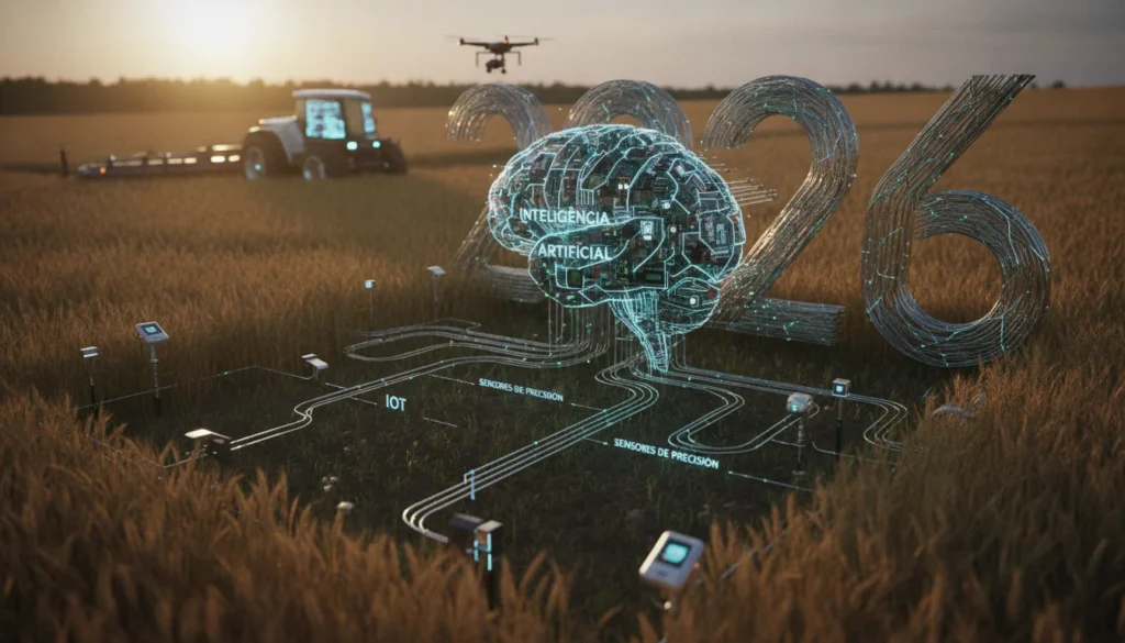 Como Implementar Inteligência Artificial, IoT e Sensores de Precisão no Campo em 2026
