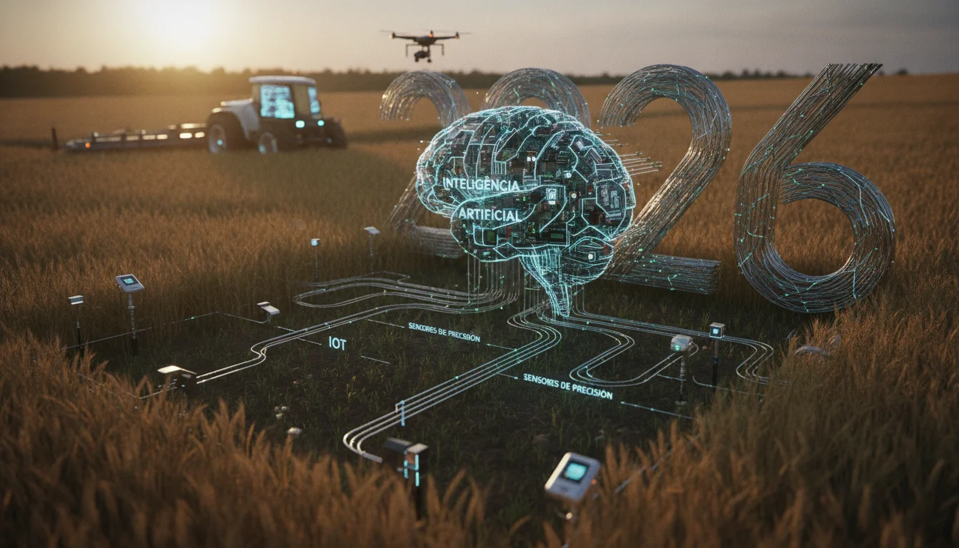 Como Implementar Inteligência Artificial, IoT e Sensores de Precisão no Campo em 2026